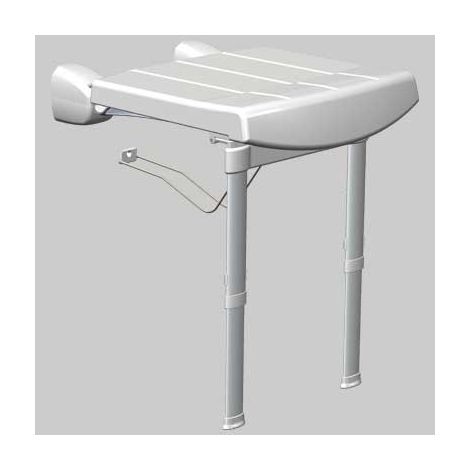 SEDILE RIBALTABILE DA MURO CON GAMBE MADE IN ITALY