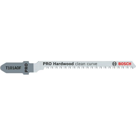 Bosch PRO  Hardwood clean  curve T101AOF  hoja de  sierra caladora  83 mm  2 uds.  - 2608655093