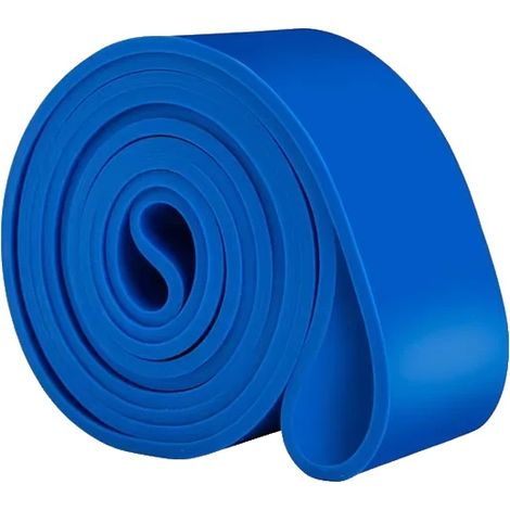 Conjunto de bandas de resistencia, diseño antirotura, versátil para entrenamiento de fuerza, color azul. (1/2)