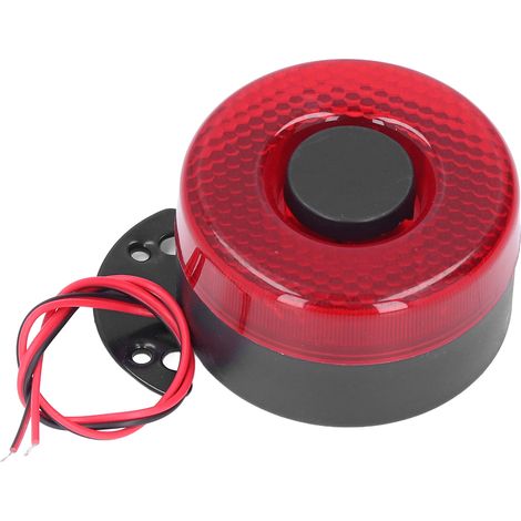 électrique 12 V ABS 105 dB avec feux clignotants LED pour (1/5)
