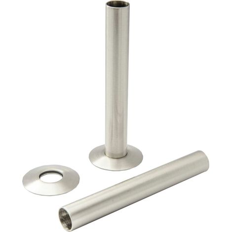 Heatwave 130mm Decorative Pipe Sleeve Kit Brushed Nickel