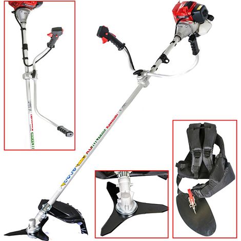 Desbrozadora Gasolina Kuril K828-W45 Profesional  45 cc  Motor Kawasaki  Alto Rendimiento y Ergonomía  Manillar Giratorio