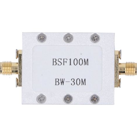 FM 88–108 MHz Anti-Interferenz-Bandpassfilter, CNC-gefrästes Aluminiumgehäuse, passiver Schlitzfilter (1/5)