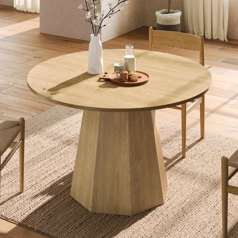 Îlot cuisine mobile extensible verre cannelé multiprise tiroir buffet table bar blanc noyer design moderne (1/5)