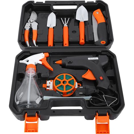 Kit de jardinage portable en 11 pièces, outil de plantation de fleurs (1/5)