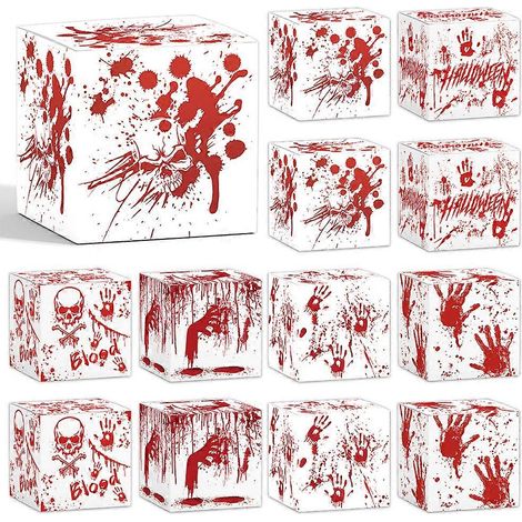 12 Boîtes à Bonbons Halloween, Sachets Surprise pour Friandises, Coffrets Cadeaux Rigolos pour Fêtes, Pochettes à Biscuits et Sucreries, Lot de 12 (1/5)