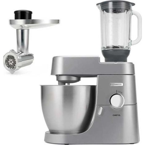 Robot patissier Chef XL 6,7L Blender + Hachoir metal - KENWOOD KVL4170S - Coloris Silver