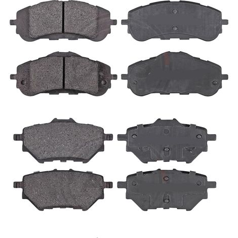 KIT PASTIGLIE FRENO ANTERIORI E POSTERIORI compatibile con OPEL MERIVA B MPV /SPACE WAGON (S10) / PASTIGLIE FRENANTI AUTO OEM P 59 045,P 10 013 P 59 038 / SOSTITUZIONE DIRETTA / BASSA POLVERE / SILEN