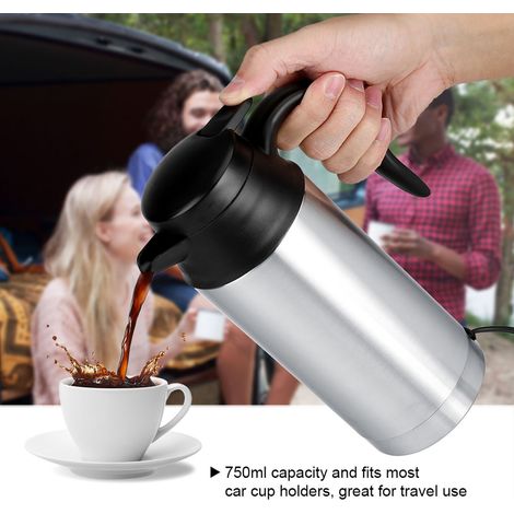 Tasse Isotherme Électrique 12V 750ml pour Voiture - Mug Café Chauffant Voyage (1/5)
