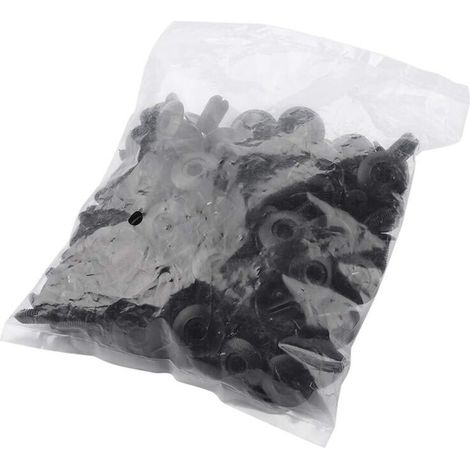 100 pièces 8mm Agrafe de Poussée de Pare-chocs D'amortisseur D'attache de fender de Rivets de Voiture de Trou
