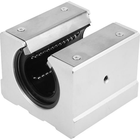 Coussinet linéaire ouvert 50mm en aluminium, bloc coulissant SBR50UU pour glissière, roulement de translation haute précision, pièce de rechange axe 50mm (1/4)