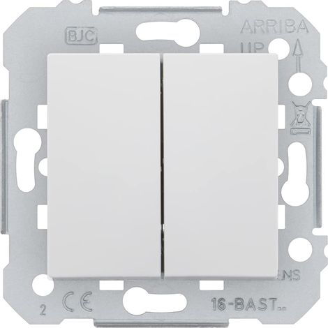SIEMENS Double Va-et-Vient Blanc Siemens DELTA VIVA