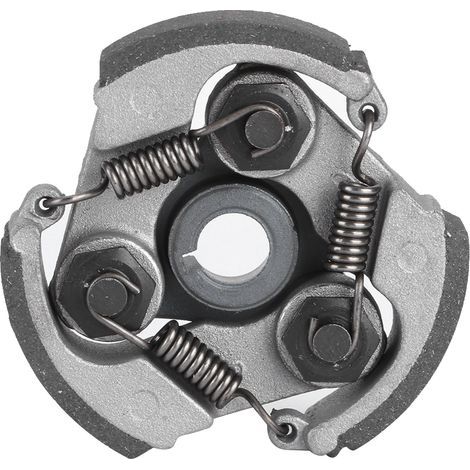 Plateau D'embrayage à 3 Chaussures en Aluminium de Haute qualité, pour Motos 2 Temps 43cc, 47cc, 49cc, Petit et Léger, Facile à Installer (BLACK). (1/5)