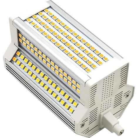 Ampoule LED R7S 50W LumièRe Chaude Dimmable 3000k Double ExtréMité J118 Type J 118 MM Projecteur LED 5000LM ÉQuivalent 500 W Lampadaire HalogèNe 200 DegréS À L'IntéRieur Et à L'Exterieur (1/5)