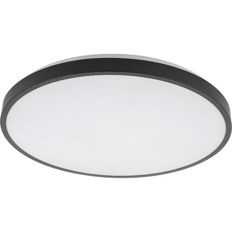 Plafoniera bagno tonda Ø38,5 22W LED 4000K nera Agnes (1/5)