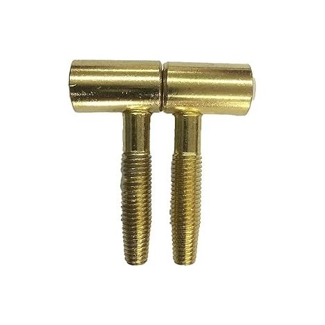 Cerniere Anuba per porte e finestre legno,2 pezzi Maschio Femmina,14 mm,Ottone
