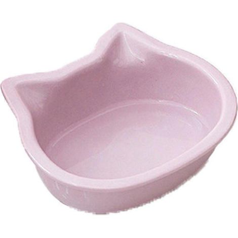 Gamelles en céramique pour chats, large gamelle pour chats, gamelle en forme de chat, gamelle pour chatons et chiots - Violet (1/5)