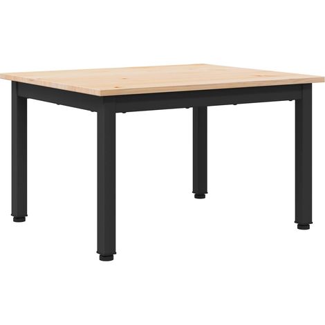 Maison Exclusive - Couchtisch Natur 60 x 50 x 36 cm Massives Kief