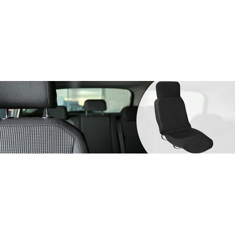 Funda para asiento de coche negra 160 x 66 cm impermeable ajuste universal (1/5)