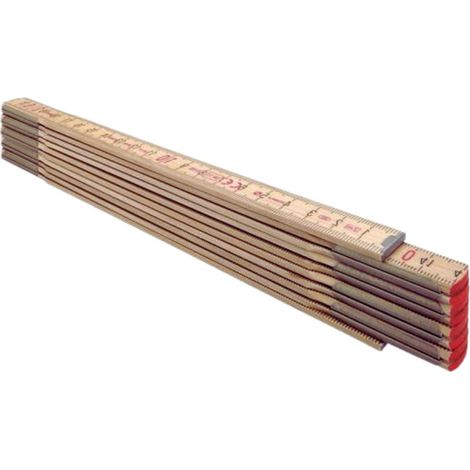 Mètre pliant en bois STABILA - 18208 507N