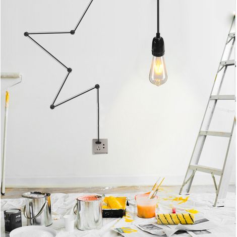 LED-Pendelleuchte E27 85-265V im Vintage-Stil mit 4 m langem Stromkabel (Keramik) (1/5)