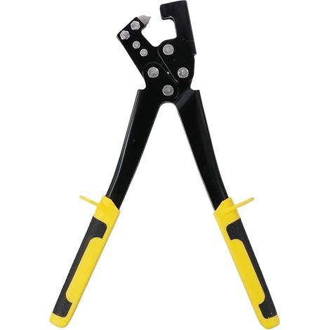 Sertisseur Goujon Acier Léger, Outil à Main Cloisons Sèches, Keel Metal Punch Lock, Pinces à Poinçonner Fixe à Quille, Poinçonneuse Sertir Plaques Plâtre pour Construction Maisons, Bureaux, Entrepôts (1/5)