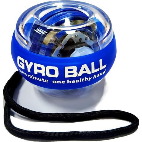 Balle gyroscopique à démarrage automatique, noyau en métal, appareil lumineux d'entraînement et de renforcement des poignets et des avant-bras. (1/5)