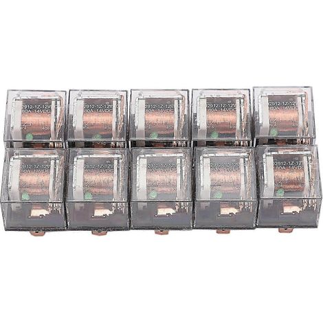 10pcs Relais automobile étanche 12V 80A 5pin Dispositif de contrôle de voiture Relais de voiture Haute capacité Switchin (1/5)