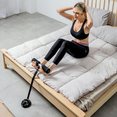 Oberschenkelgurt mit Saugnapf, tragbar und verstellbar, Trainingshilfe für die Bauchmuskulatur, ideal für Zuhause, Arbeit und Reisen. (1/5)
