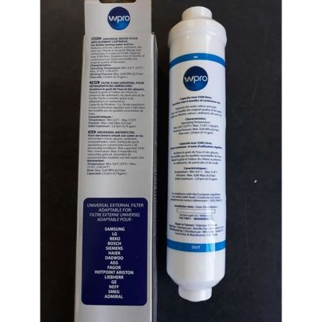 Filtre A Eau USC100/1 - Externe Pour Refrigerateur Americain Avec Machine A Glacons - 1 Piece