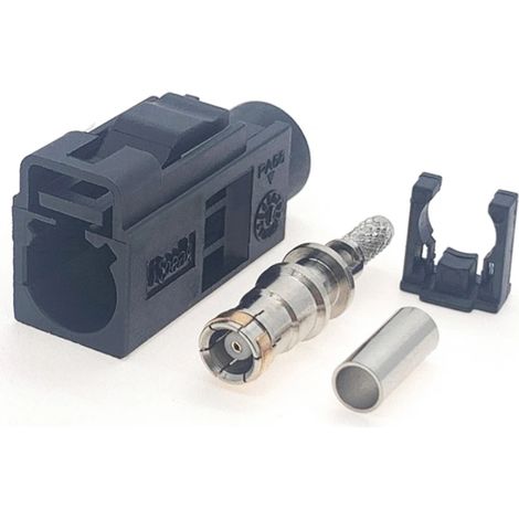 Conector Fakra para cable RG316 c贸digo A recto