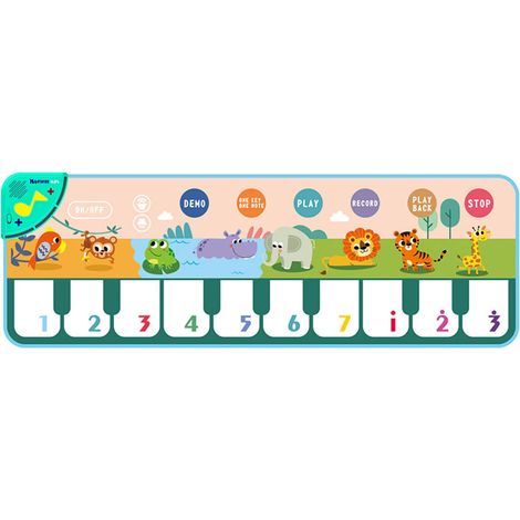 Tapis antidérapant pour piano, tapis de jeu pour clavier, tissu de divertissement (1/5)