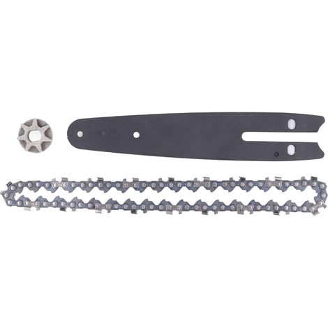 Kit de chaîne de tronçonneuse mini, guide en acier haute dureté, accessoire ergonomique pour tronçonneuse électrique (1/4)