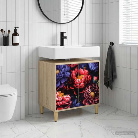 vidaXL Armoire de salle de bain KIEL Sonoma 60 x 40 x 60 cm (1/5)