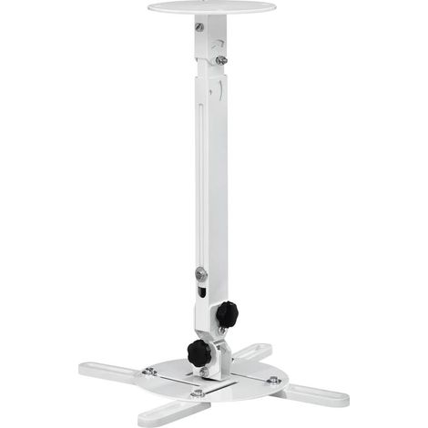 Hama 00220880 Support plafond pour projecteur réglable en hauteur, mobile, inclinable Distance sol/plafond (max.): 635 (1/4)