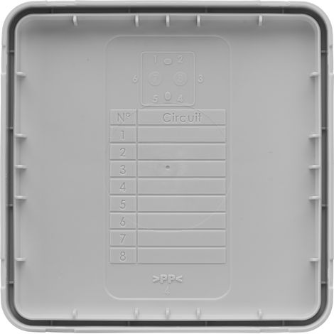 DEBFLEX - BOITE DE DERIVATION ETANCHE IP66 85X85/P50 GRIS - 718215 - ORIGINE FRANCE (1/5)