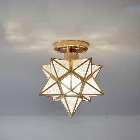 Lampe de plafond moderne Lustre de chandelier, Lumière de plafond de montage à écoulement, éclairage doux et agréable (1/4)