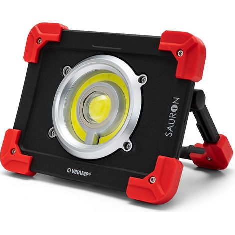 VELAMP FARETTO LED 20W RICARICABILE 1200 LUMEN CON POWERBANK SAURON (1/5)