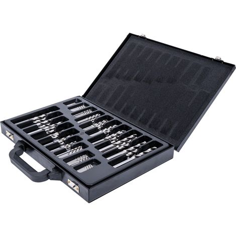 STIER Spiralbohrer Set HSS-G, 170-teilig, hochwertiger Metallbohrer und Stahlbohrer Satz, präzise geschliffen, inklusive praktischem Transportkoffer, nach DIN 338, ideal für vielfältige Bohrarbeiten (1/5)