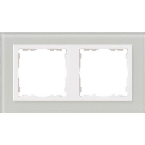 Cornice 2 elementi in vetro naturale SIMON 82 NATURE 82627-60