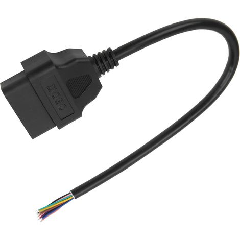 Adaptateur OBD2, connecteur mâle 16 broches, accessoire d'outil de diagnostic, pour câble d'extension ELM327 de 30 cm (1/5)