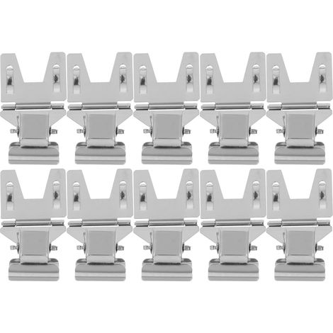 Clips métalliques génériques pour étiquettes de prix, lot 10 (1/5)