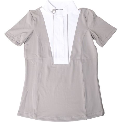 Oypla Coco Equestrian Grey Ladies Horse Riding Show Shirt - XS (1/5)