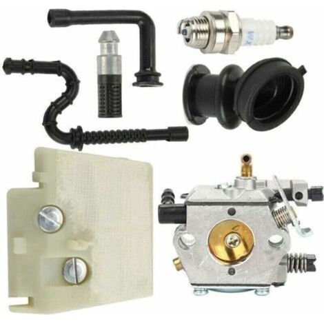 Kit carburateur pour Stihl 026 MS260 MS240 240 Walbro WT-194 & bougie filtre à air,TRIMEC (1/4)