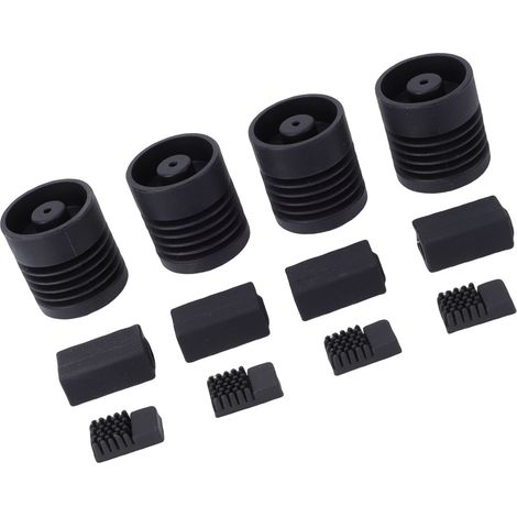 4 patins antivibratiles pour imprimante 3D Centauri Carbon, coussinets amortissants, 4 brosses de buse et 4 manchons en silicone (1/5)