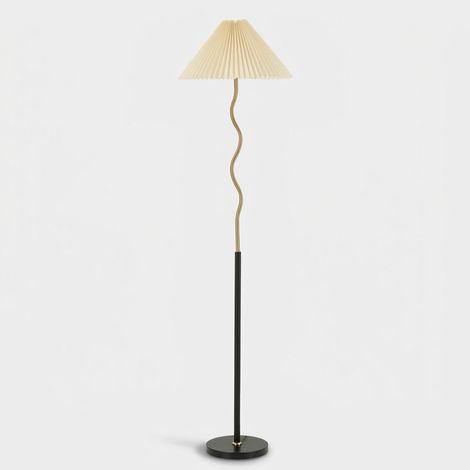 Stehlampe mit plissiertem Lampenschirm Closy (1/5)