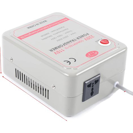Convertidor de voltaje, alta capacidad de potencia, diseño duradero, 2000 W (1/2)