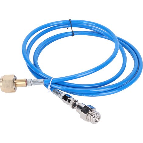 CO₂-Kartusche CGA320 mit Sodastarter-Tankadapter, Zubehör für Wassersprudler mit 100-Zoll-Schlauch (1/5)