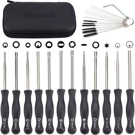 Lot de 12 outils de réglage de carburateur avec scredrivers acircle pour petit moteur 2 temps pour Husqvarna pour STHIL pour tronçonneuse ECHO (1/4)