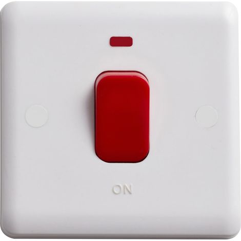 Deta Vimark DETVC1300P DP Switch with Neon Indicator, 50A, Model DETVC1300P (1/2)
